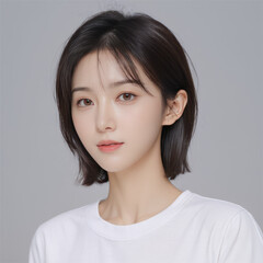 ai asian girl korean model portrait