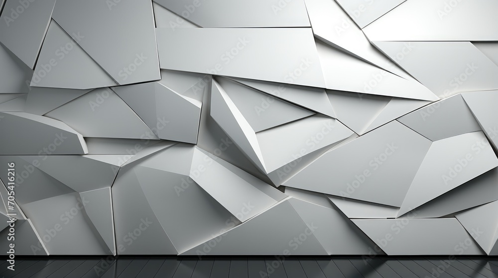 Aufkleber geometric abstract background on gray backdrop with texture