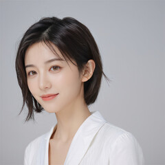 ai asian girl korean model portrait
