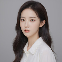 ai asian girl korean model portrait