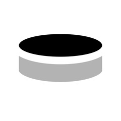 Hockey Puck Duotone Icon