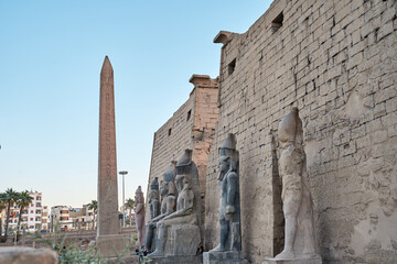Luxor Temple in Luxor, ancient Thebes, Egypt. Luxor Temple is a large Ancient Egyptian temple...