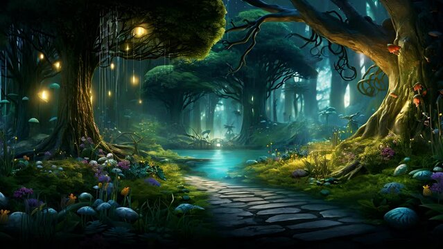 Lose yourself in the ethereal depths of an enchanted forest, where every step takes you closer to the heart of magic.