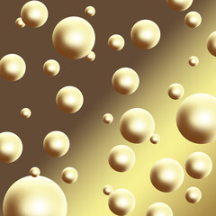 Water drops on gradient background bubble color concept graphic for illustration