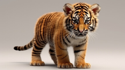 Naklejka premium bengal tiger panthera leo