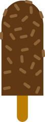 Choco Ice Pop With Choco Chips Topping