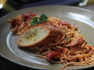 oglio beef spaghetti