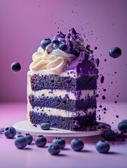 Blueberry Cake Generative AI
