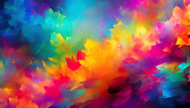 Abstract multicolored watercolor background. Texture of watercolor paints © Mariusz Blach