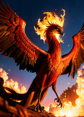 dragon in the sky