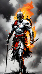 Fototapeta premium Ares God of War greek Mythology 