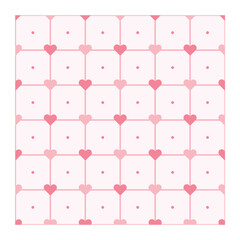 Valentine heart pattern. Valentine hearts seamless pattern set, Decorative wallpaper and background
