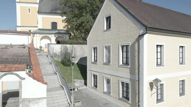birthplace of composer Anton Bruckner in Ansfelden, Upper Austria