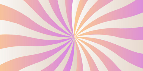 Abstract background with sunburst pattern colorful design. Vintage sunrays illustration swirl grunge backdrop line.	
