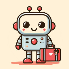 cartoon robot