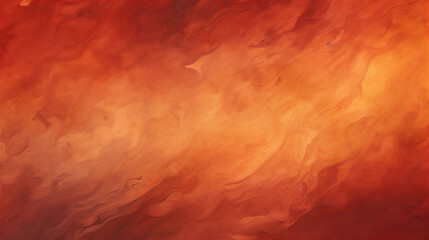 Fiery Marbled Waves : Yellowish background with brownish red painta
