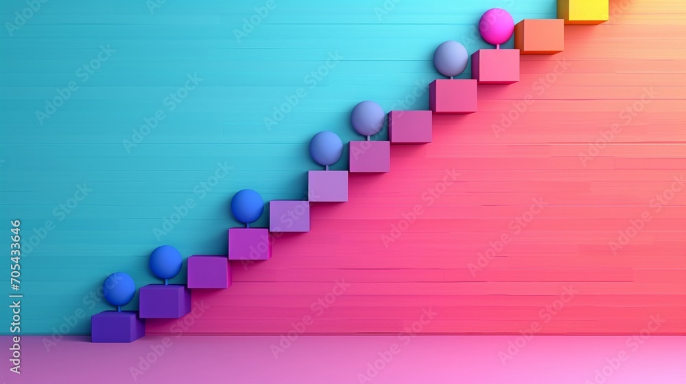 Fototapete a progression chart that shows the incremental gains in resilience over time...