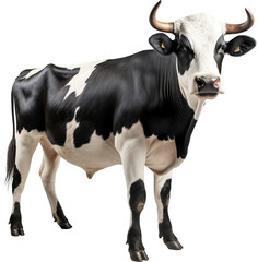 Cow isolated on transparent background. PNG