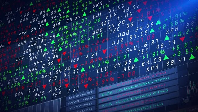 Financial market stock chart background