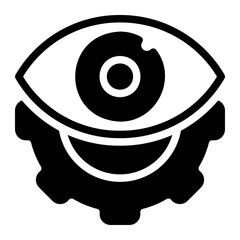 eye glyph icon