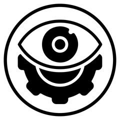 eye glyph icon