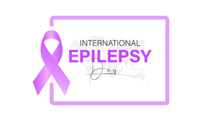 International Epilepsy Day observed every year on february 12. Vector health banner, flyer, poster and social medial template design.