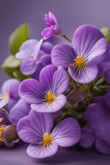 Violets flower beautiful purple color bluebell