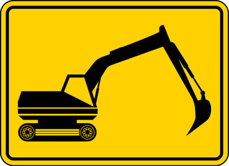 Construction Area Sign Caution