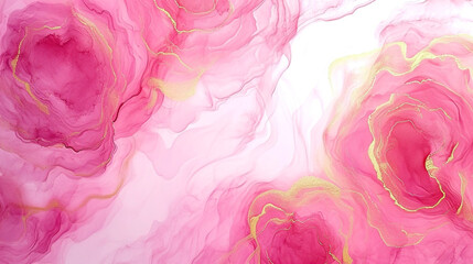 Luxury alcohol ink pink texture background
