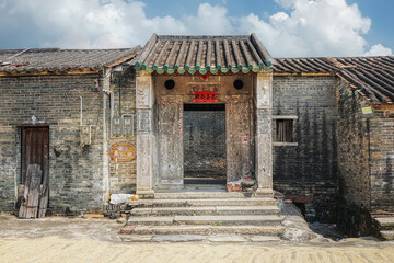 Licha Bagua, Zhaoqing city, Guangdong, China, 31.10.23. Built 800 years ago, the village is the...