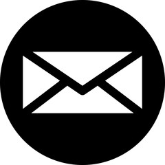 Mail Fill Circle Icon.