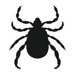 dog flea icon vector