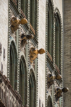 Architectural detail in Budapest, Hungary