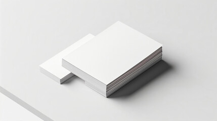 White Business Card Mockup