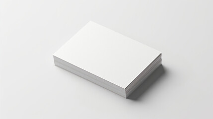 White Business Card Mockup