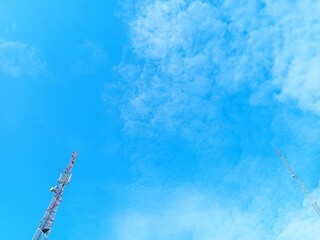 blue sky background