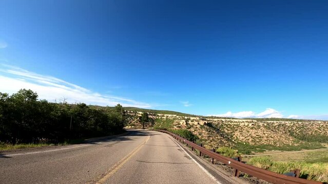 Colorado Driving 124 Mesa Verde Durango