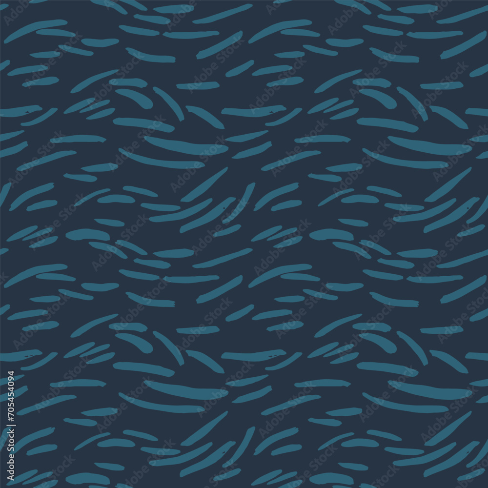 Poster seamless hand drawn pattern with color chaotic strokes