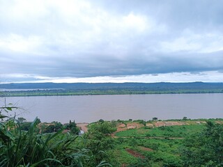 lake and clouds