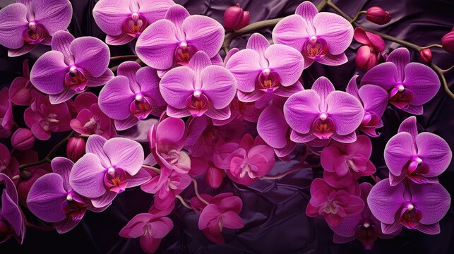Symbolic orchids.. Generative AI