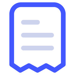 Obraz premium Receipt Icon