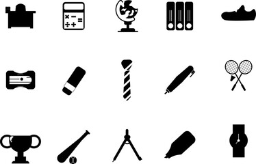 School Illustration Icon Collection