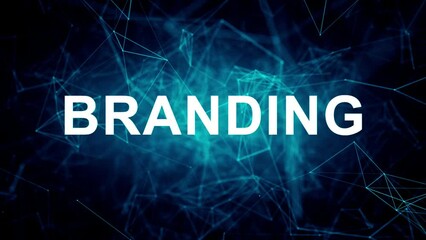 Animated futuristic texts about Graphic Design Consultancy, Graphic design and branding services