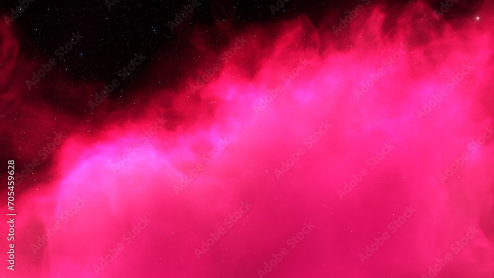 Wall mural nebula gas cloud in deep outer space