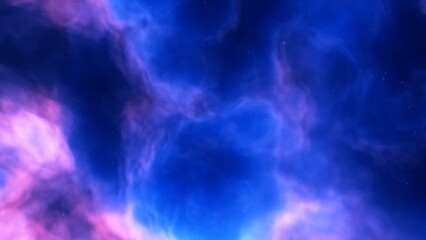 nebula gas cloud in deep outer space
