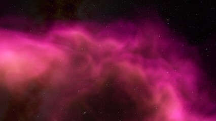 Cosmic background with a blue purple nebula and stars  © ANDREI