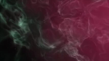 Cosmic background with a blue purple nebula and stars

