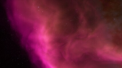 nebula gas cloud in deep outer space
