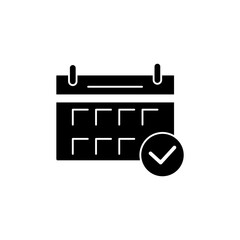 appointment concept line icon. Simple element illustration. appointment concept outline symbol design.
