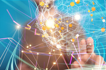 conference Digital Network and data concept 3d